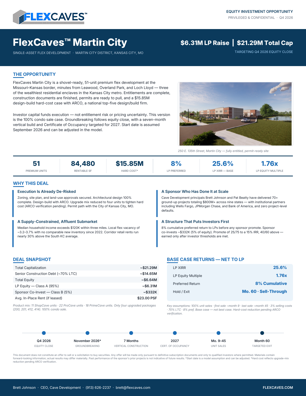 FlexCaves opportunity one-pager preview